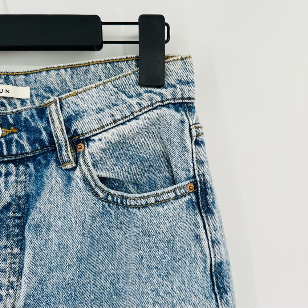 PacSun | Brenda Blue Acid Wash High-Rise Straight Jeans Size 27 - Picture 4 of 8